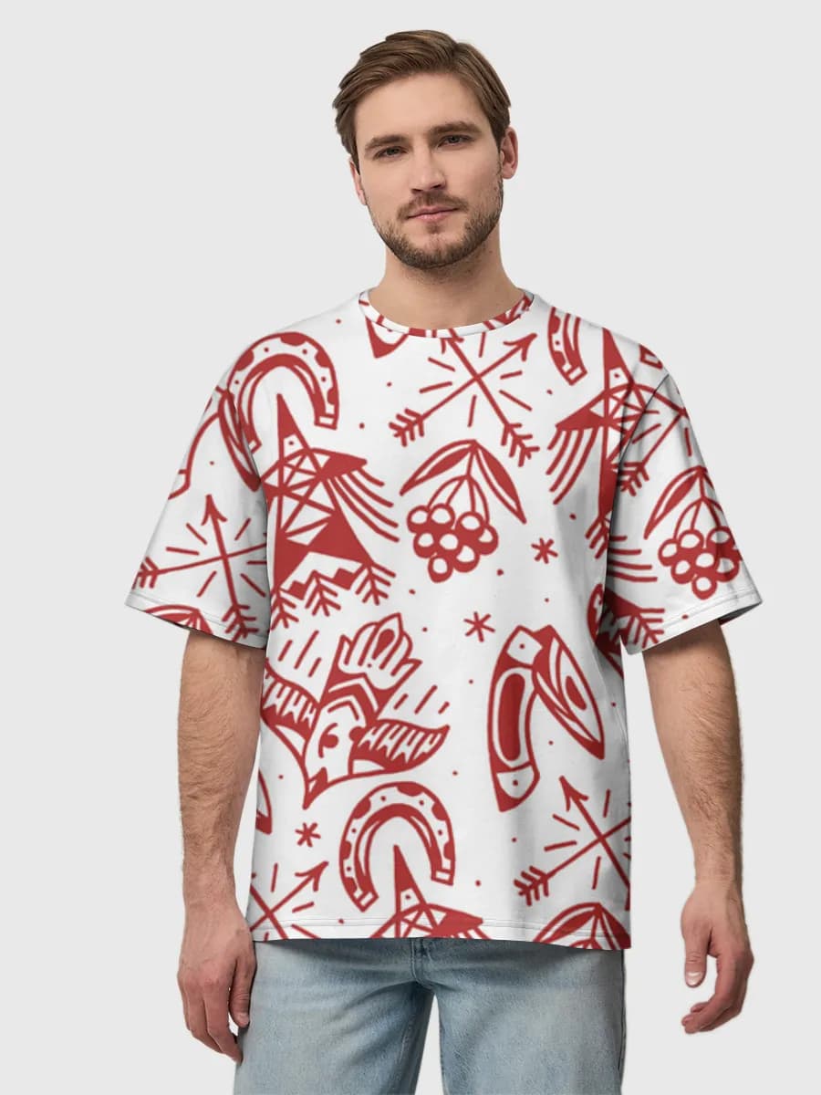 Men's oversized cotton T-shirt