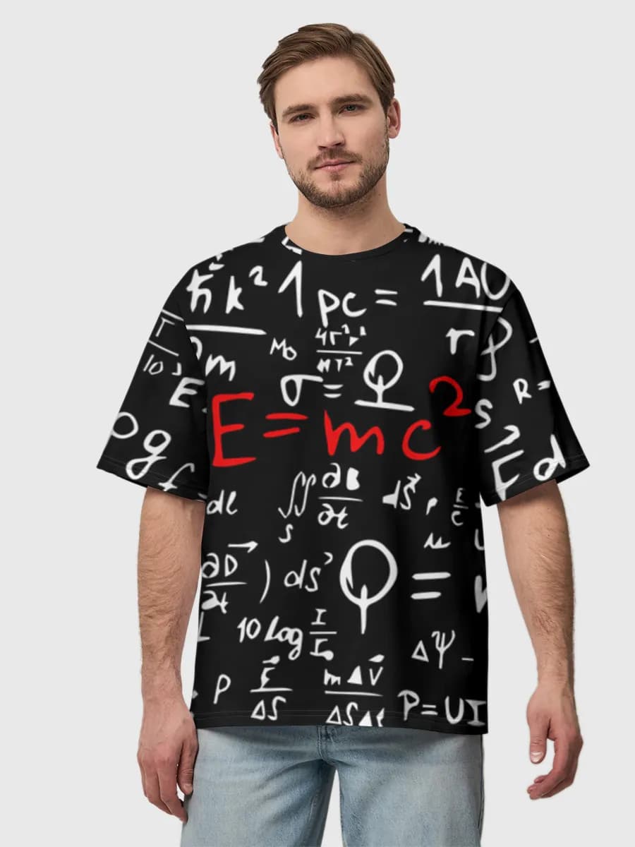 Men's oversized cotton T-shirt