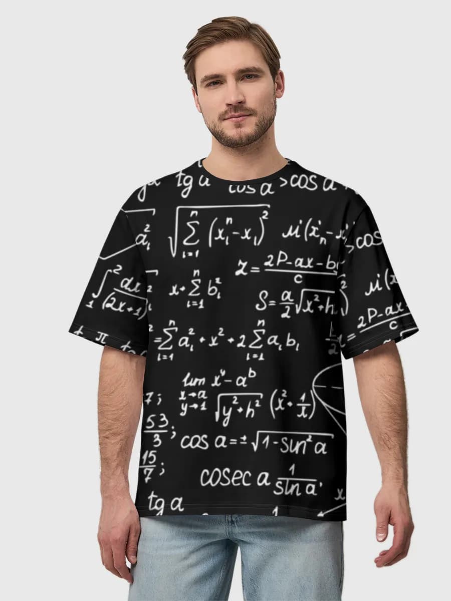 Men's oversized cotton T-shirt