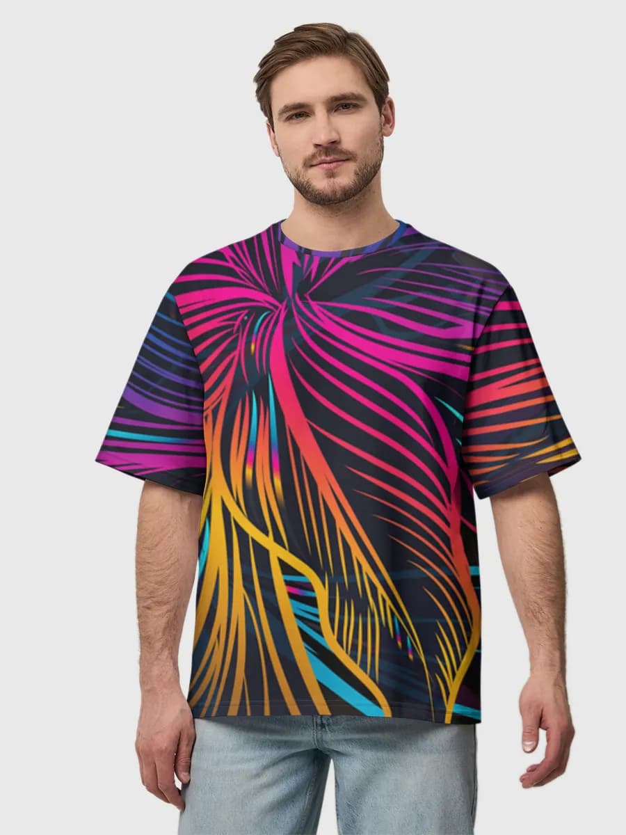Men's oversized cotton T-shirt