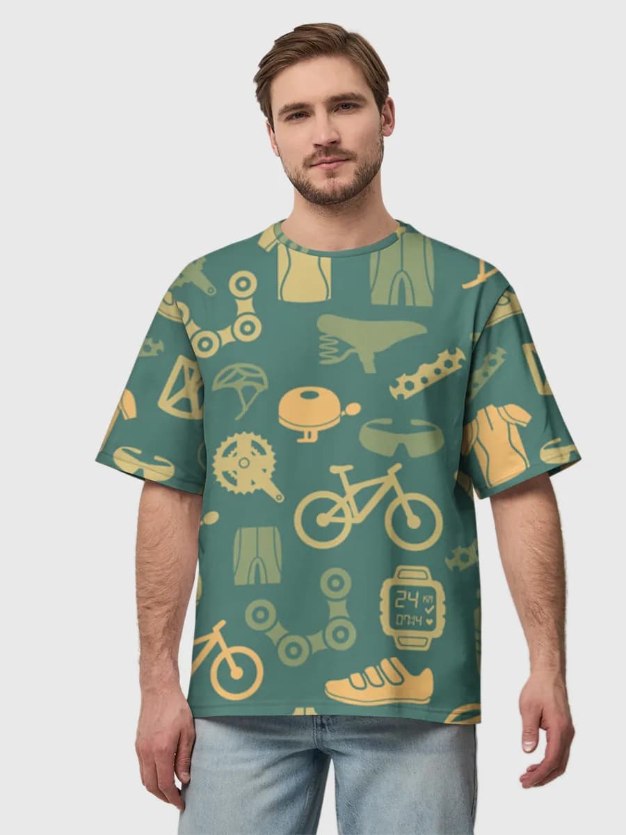 Men's oversized cotton T-shirt