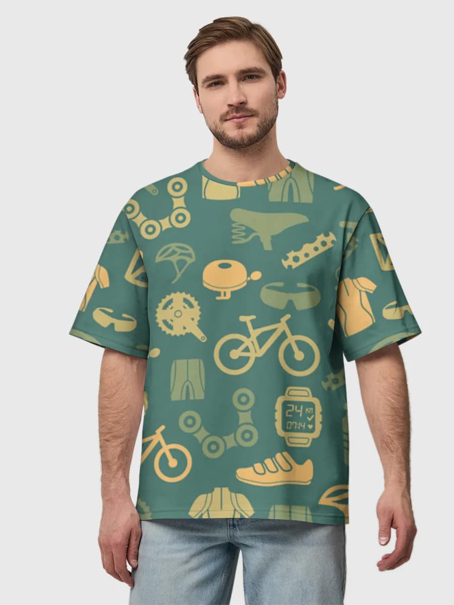Men's oversized cotton T-shirt