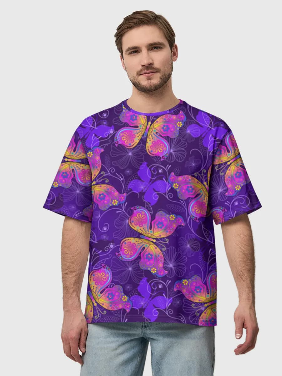 Men's oversized cotton T-shirt