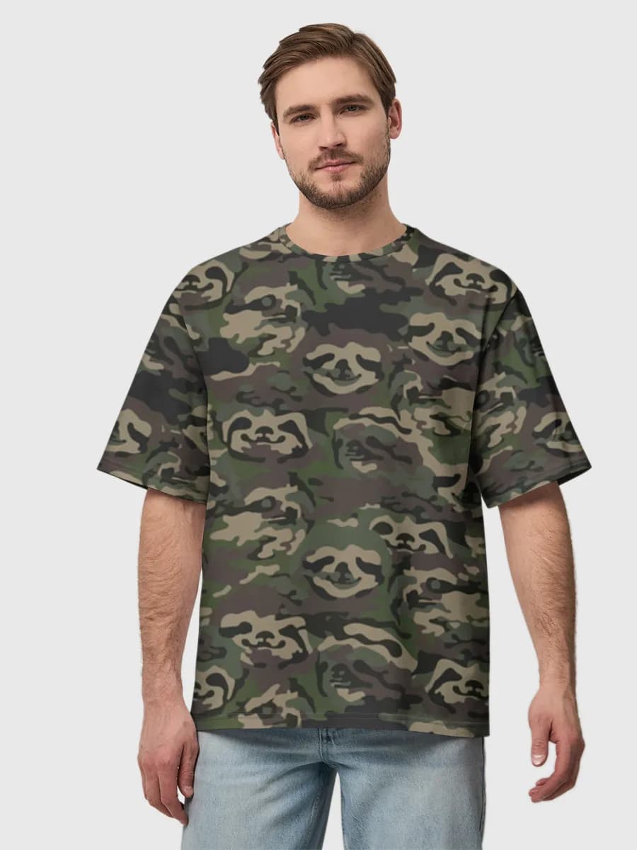 Men's oversized cotton T-shirt
