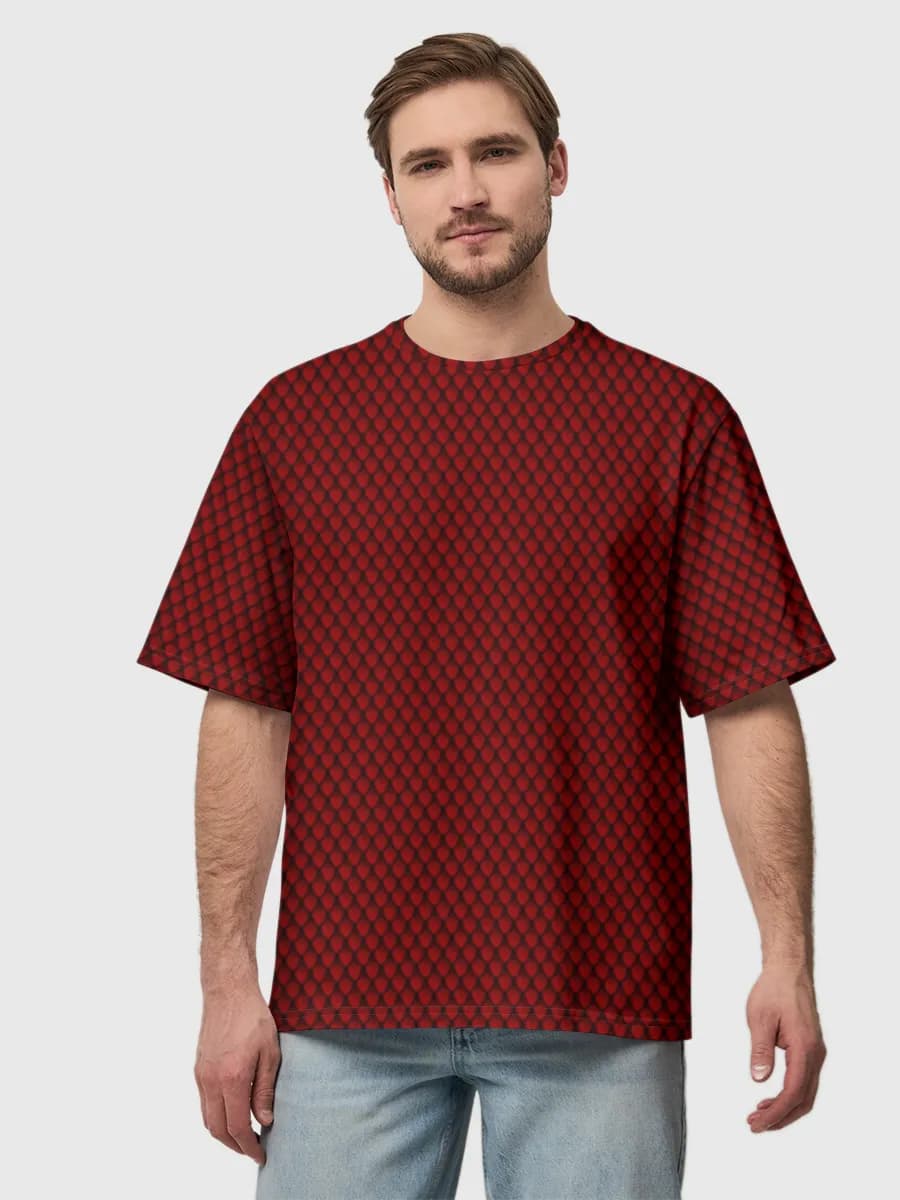 Red Dragon Scale Texture