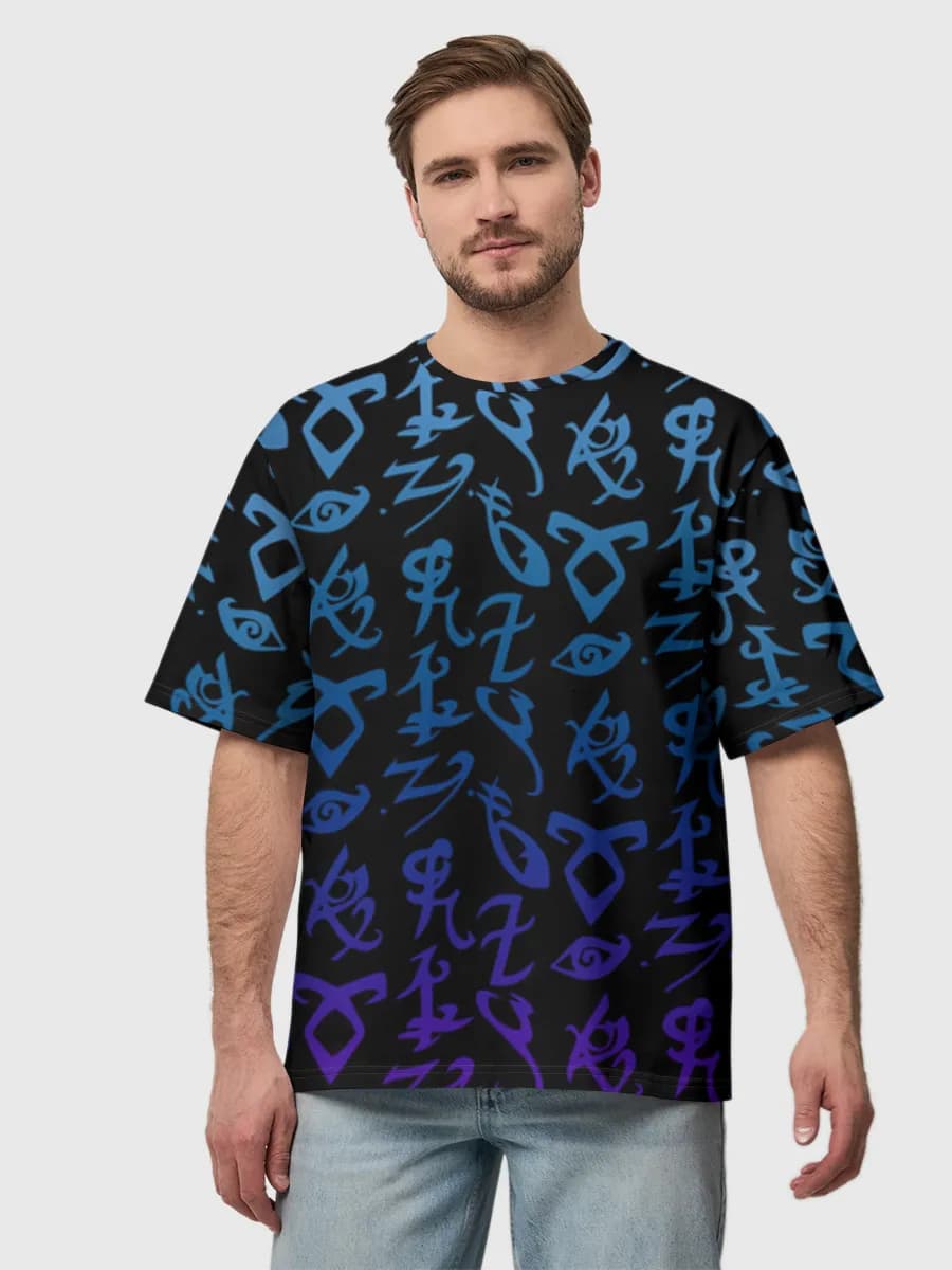 Men's oversized cotton T-shirt