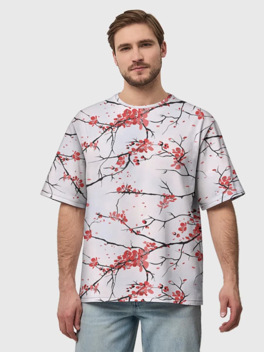 Men's oversized cotton T-shirt