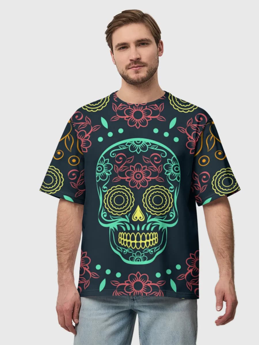 Men's oversized cotton T-shirt
