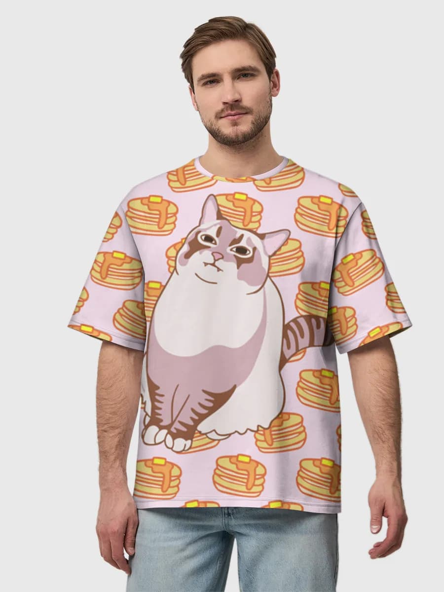 Pancake Loving Cat