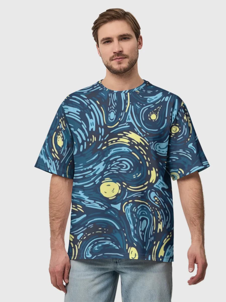 Men's oversized cotton T-shirt