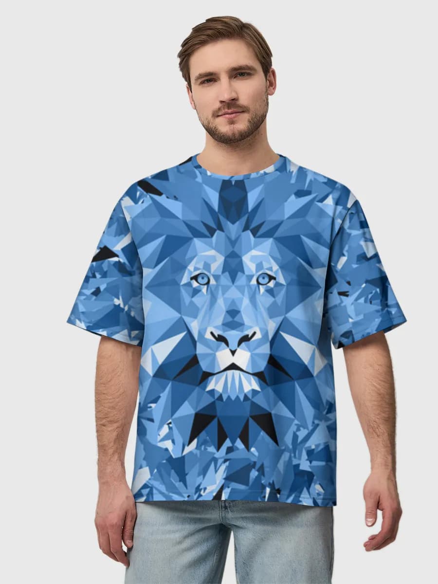Men's oversized cotton T-shirt