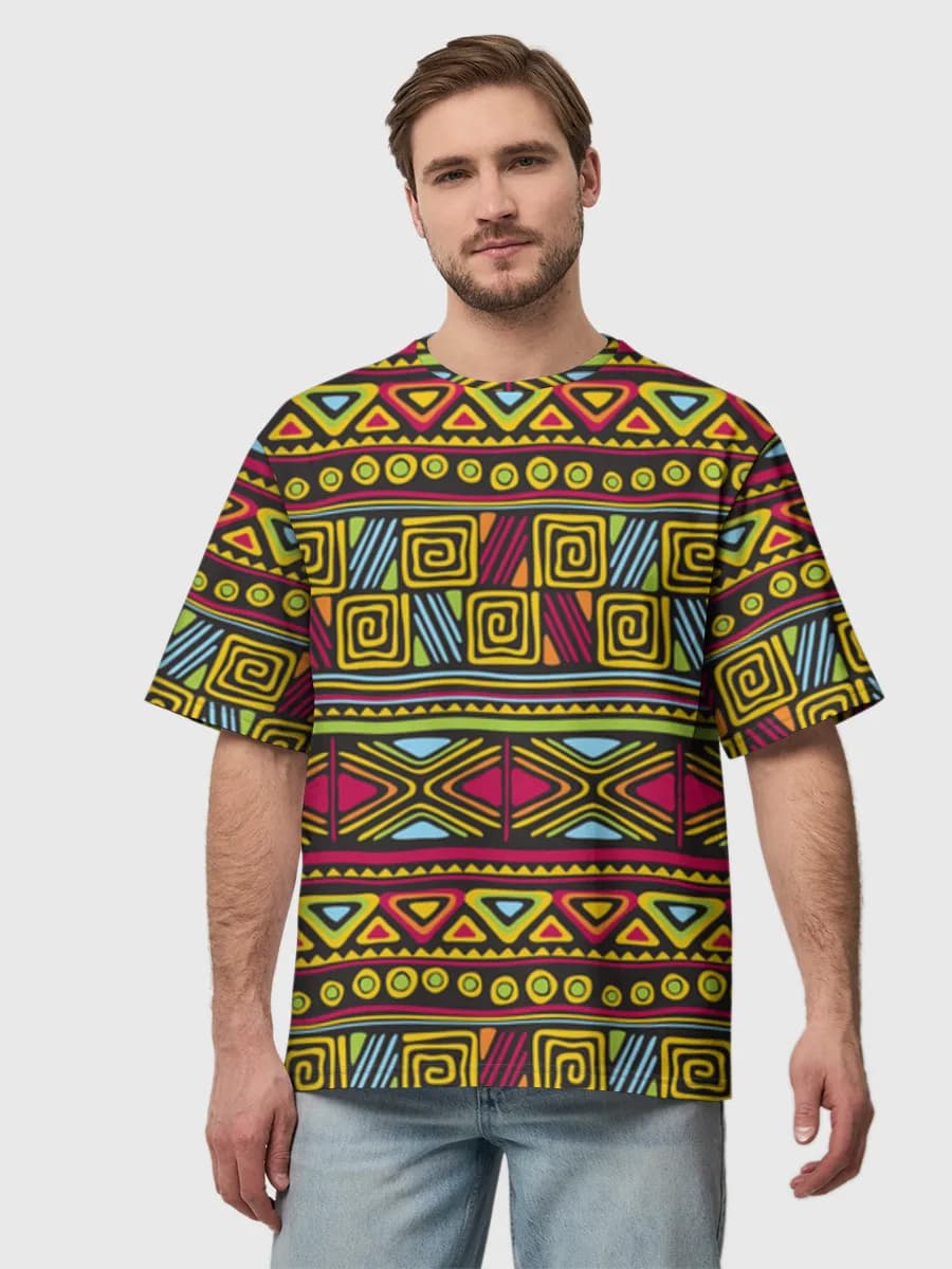Men's oversized cotton T-shirt