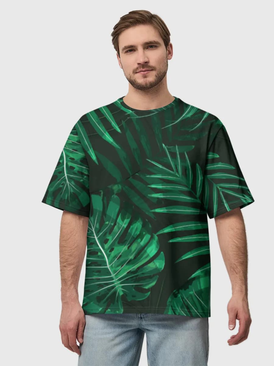 Men's oversized cotton T-shirt