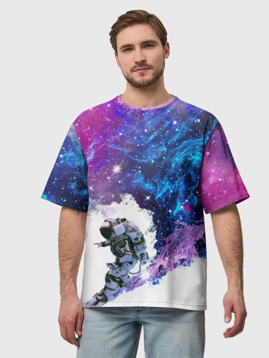 Men's oversized cotton T-shirt