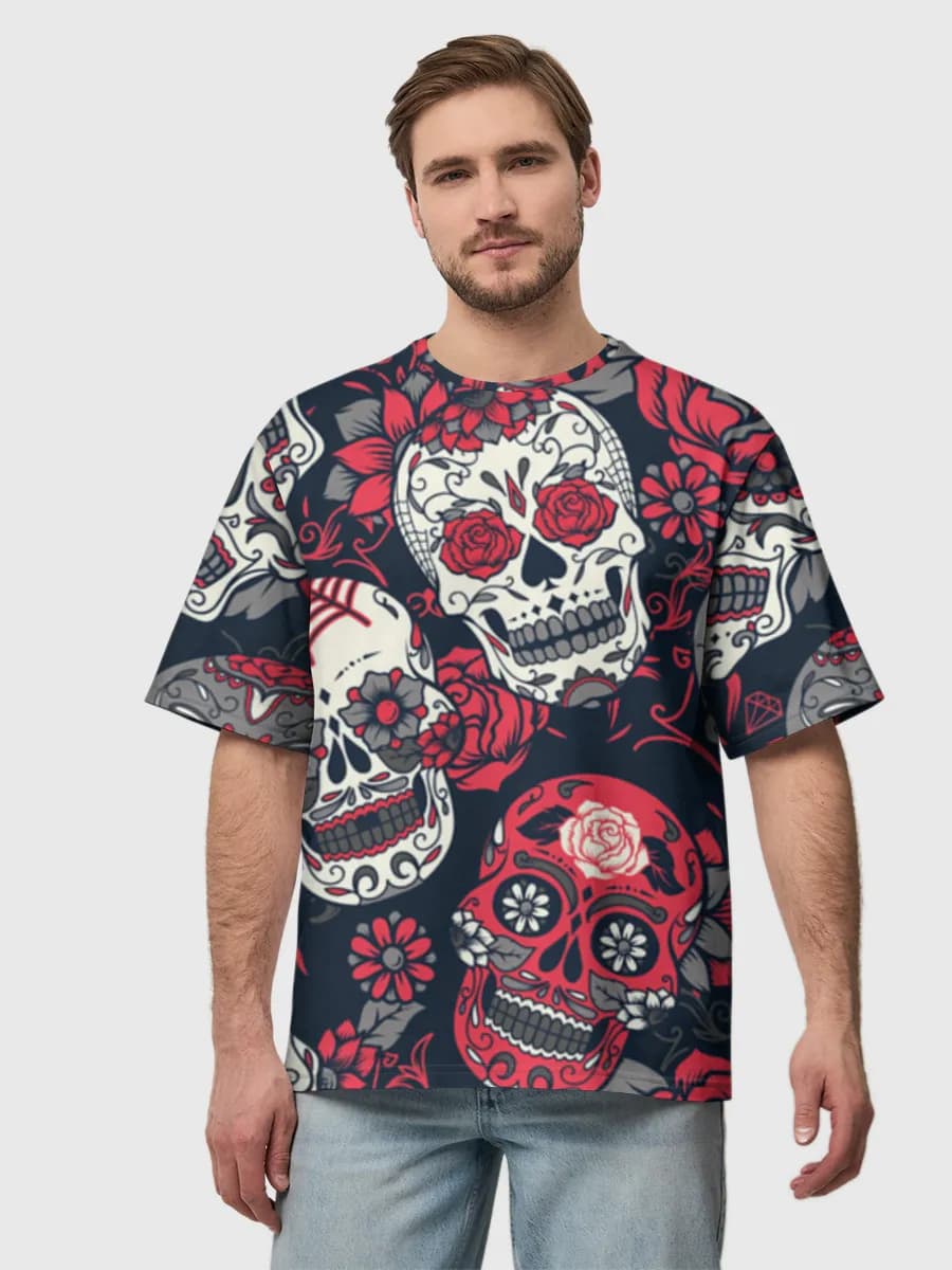 Men's oversized cotton T-shirt
