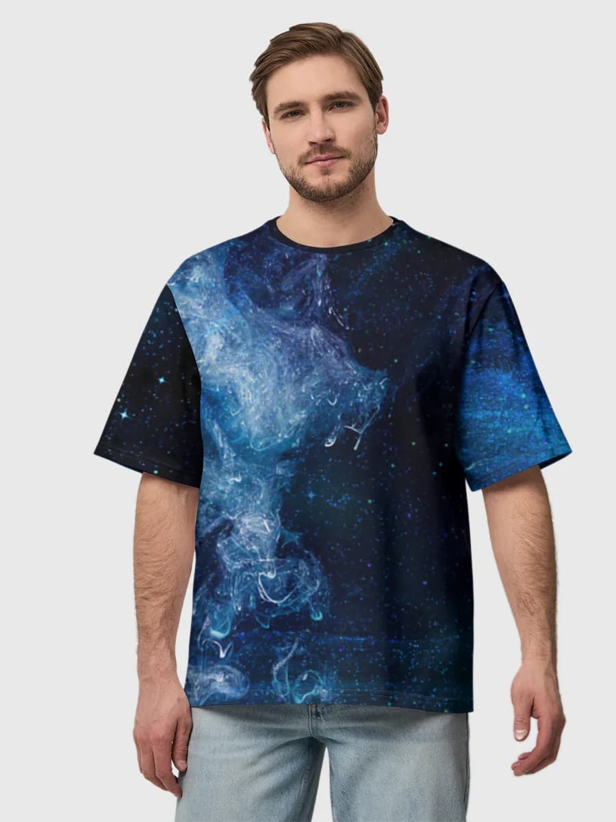 Men's oversized cotton T-shirt