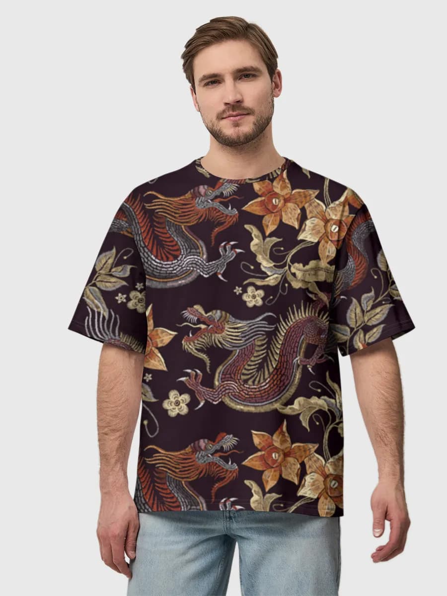 Men's oversized cotton T-shirt