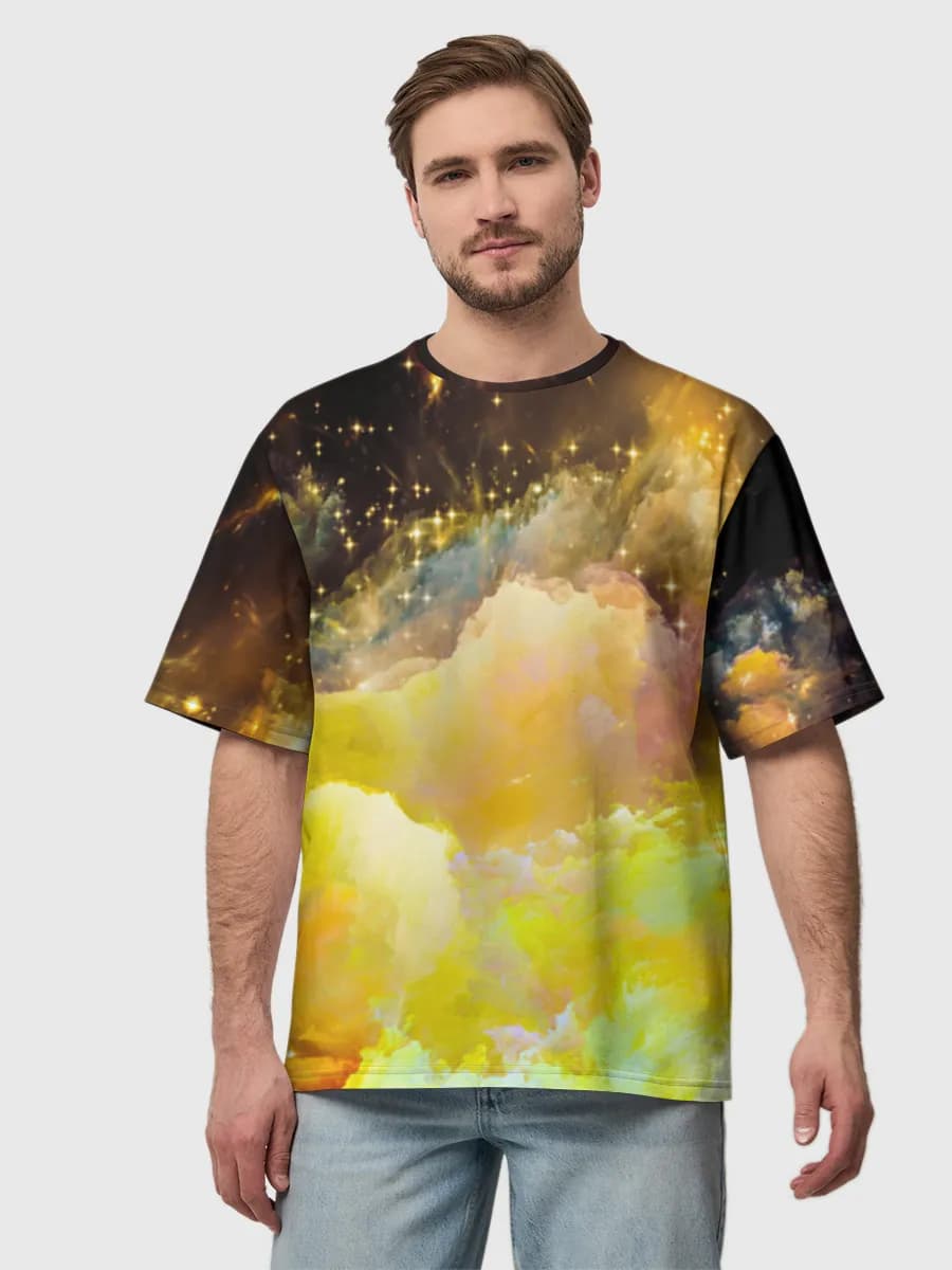 Men's oversized cotton T-shirt