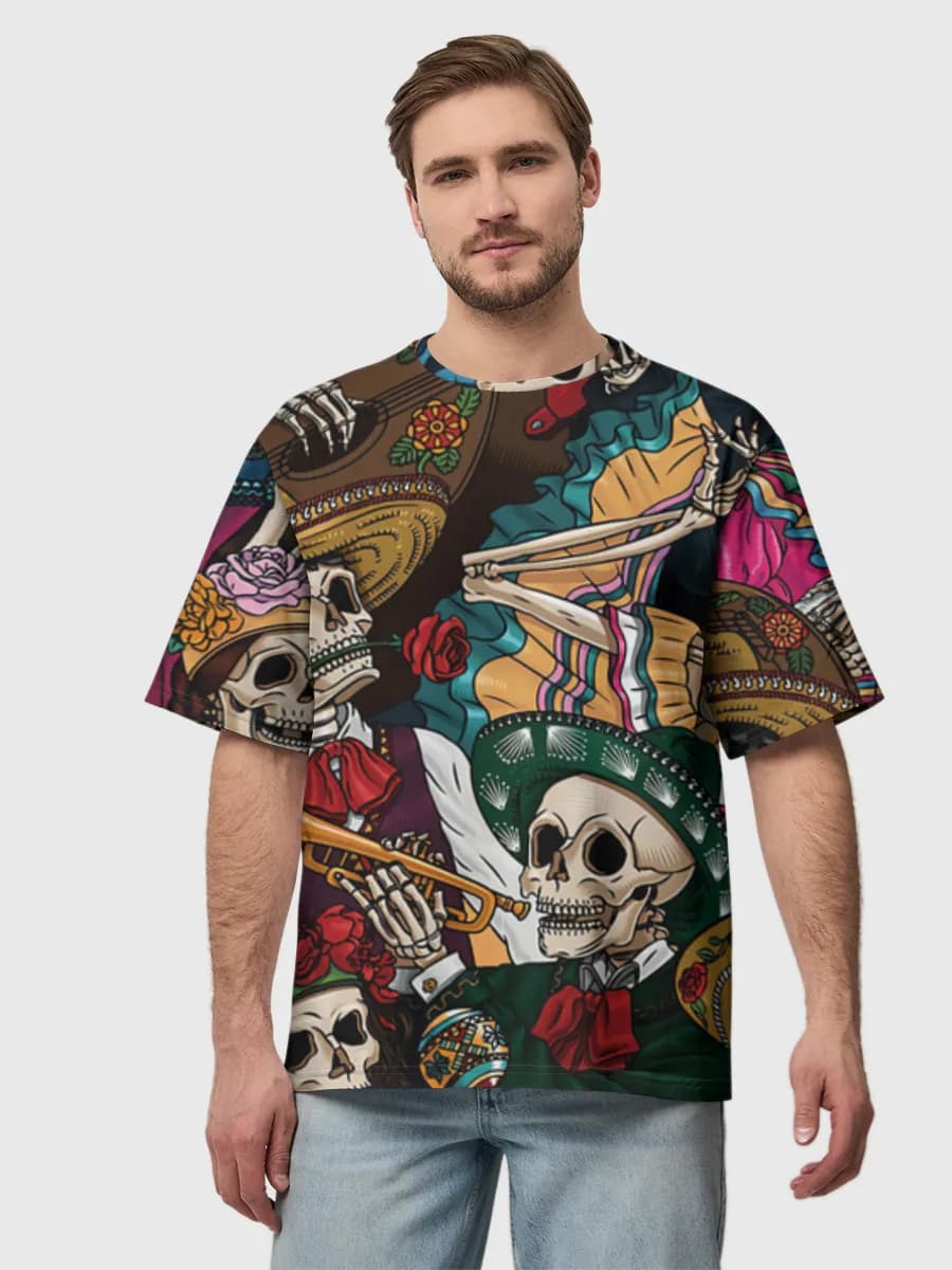 Men's oversized cotton T-shirt