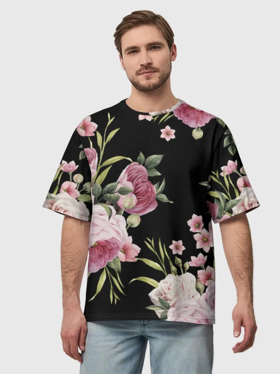 Men's oversized cotton T-shirt