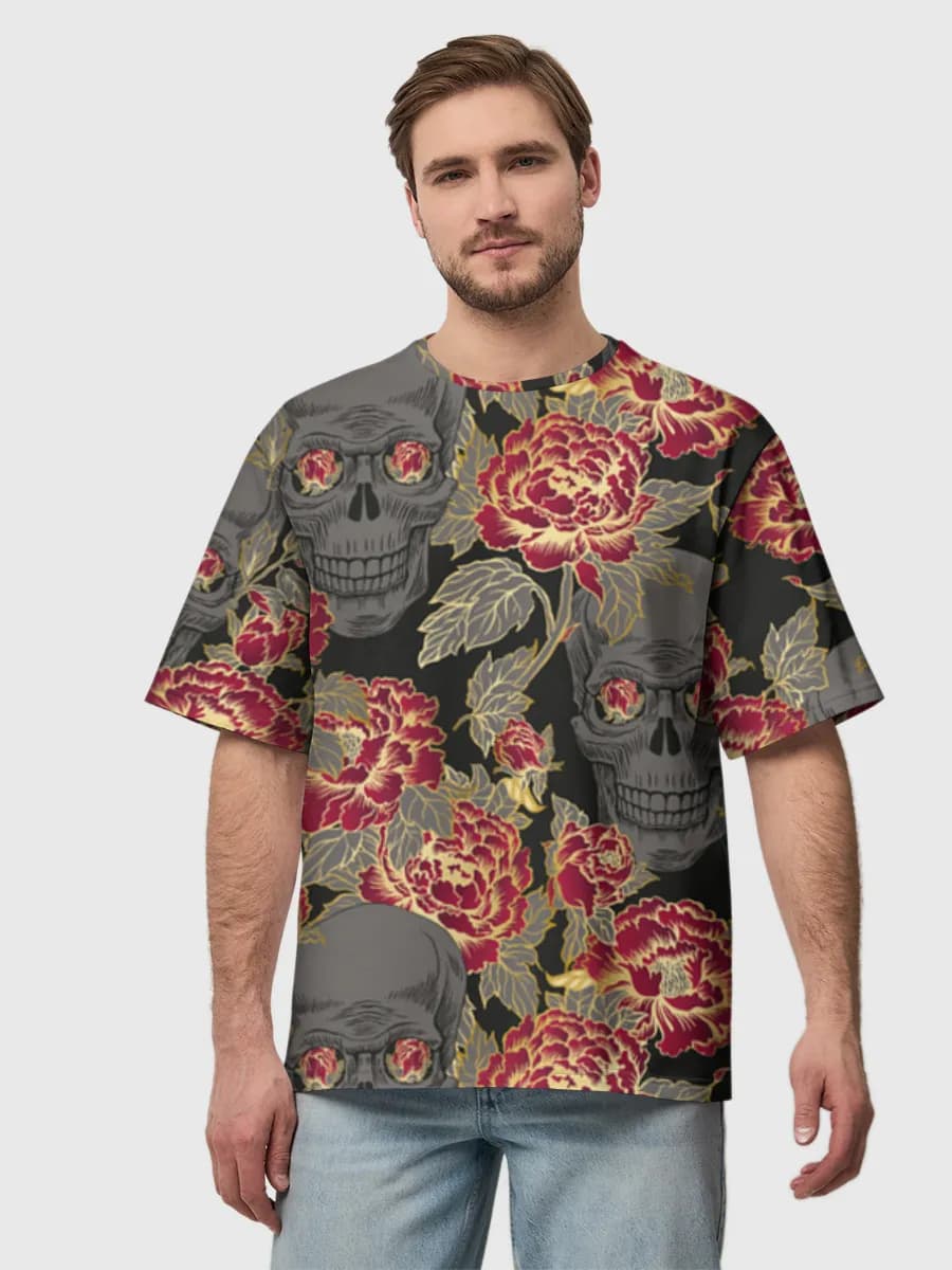 Men's oversized cotton T-shirt