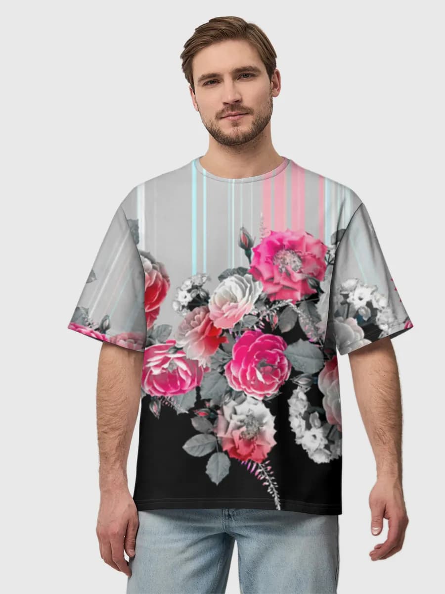 Men's oversized cotton T-shirt