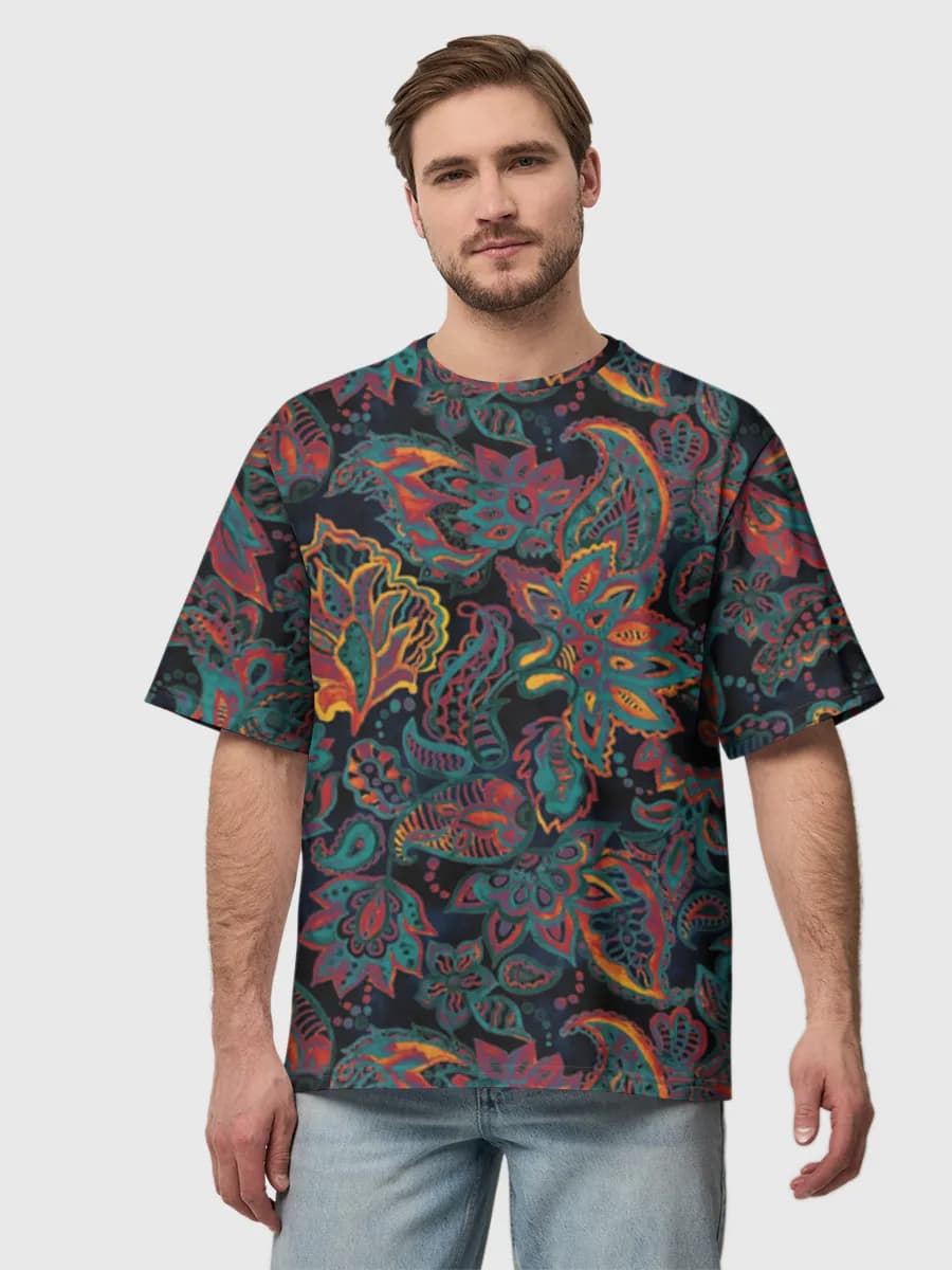 Men's oversized cotton T-shirt