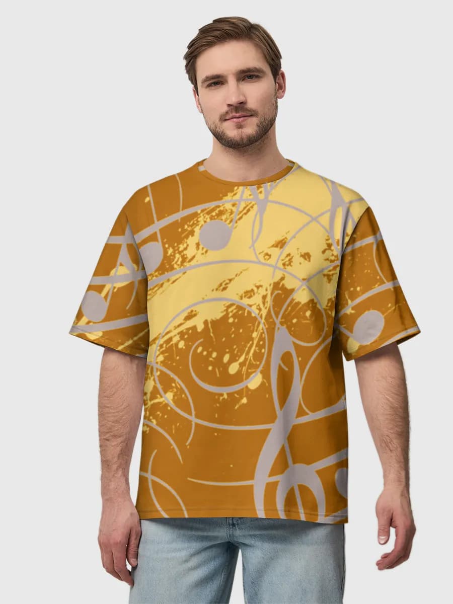 Men's oversized cotton T-shirt