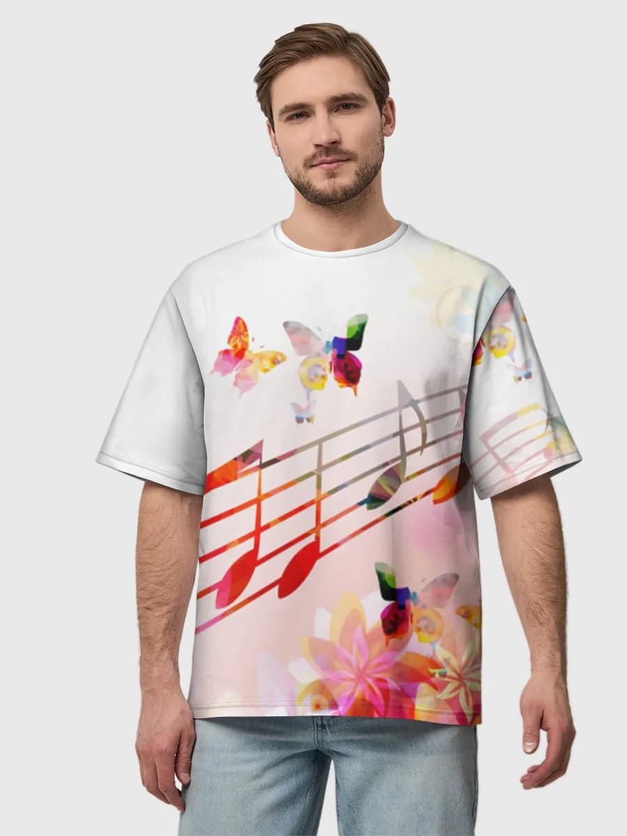 Men's oversized cotton T-shirt
