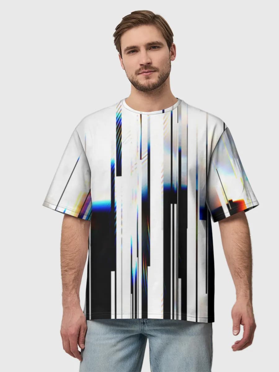 Men's oversized cotton T-shirt