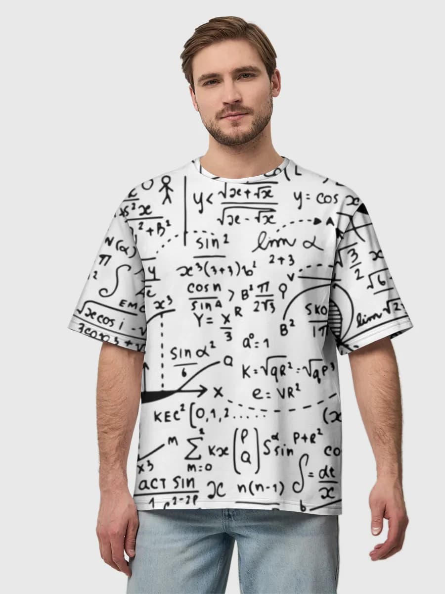 Men's oversized cotton T-shirt