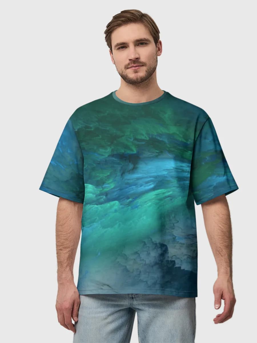 Men's oversized cotton T-shirt
