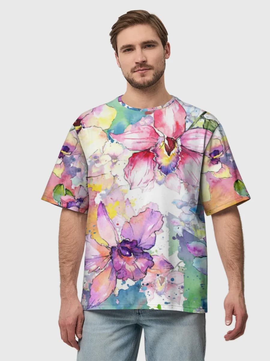 Watercolor Orchid Blooms
