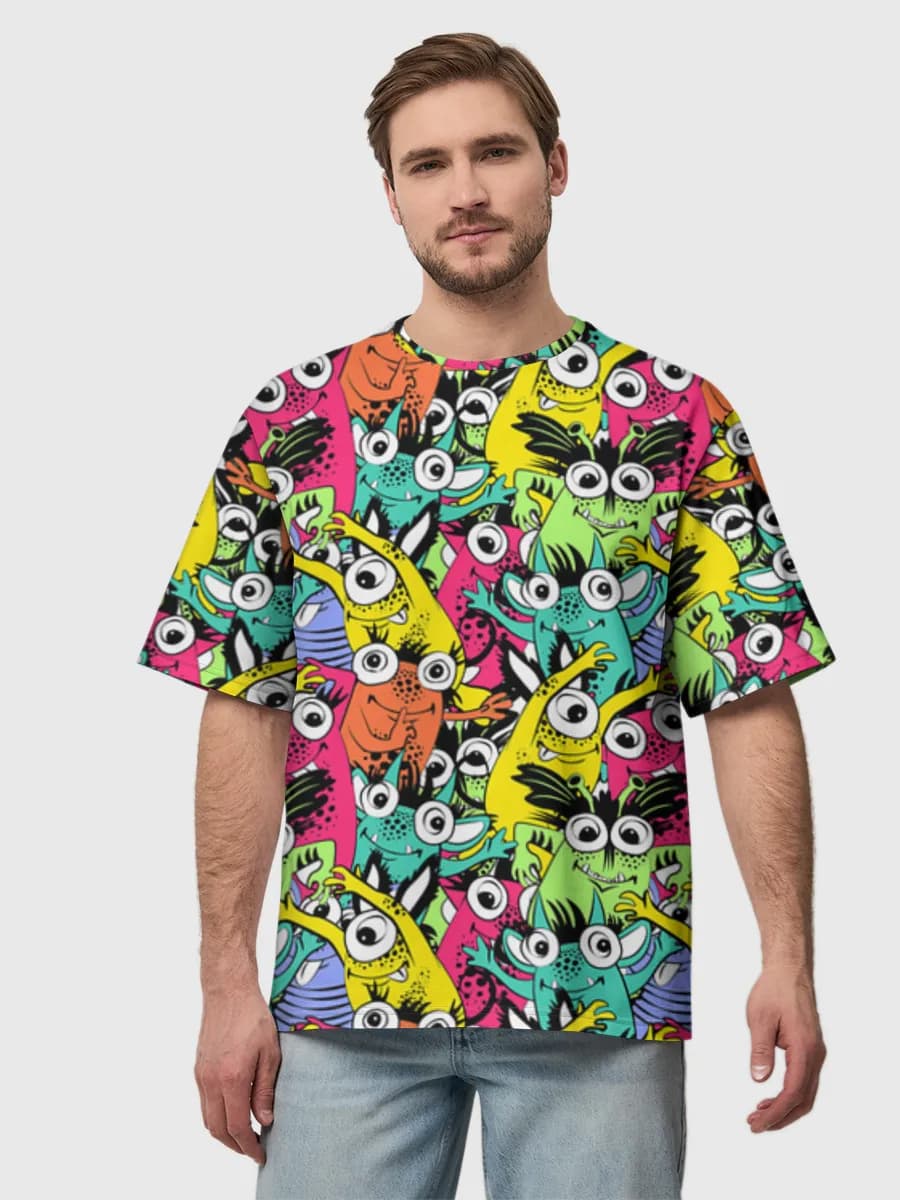 Neon Cartoon Monsters