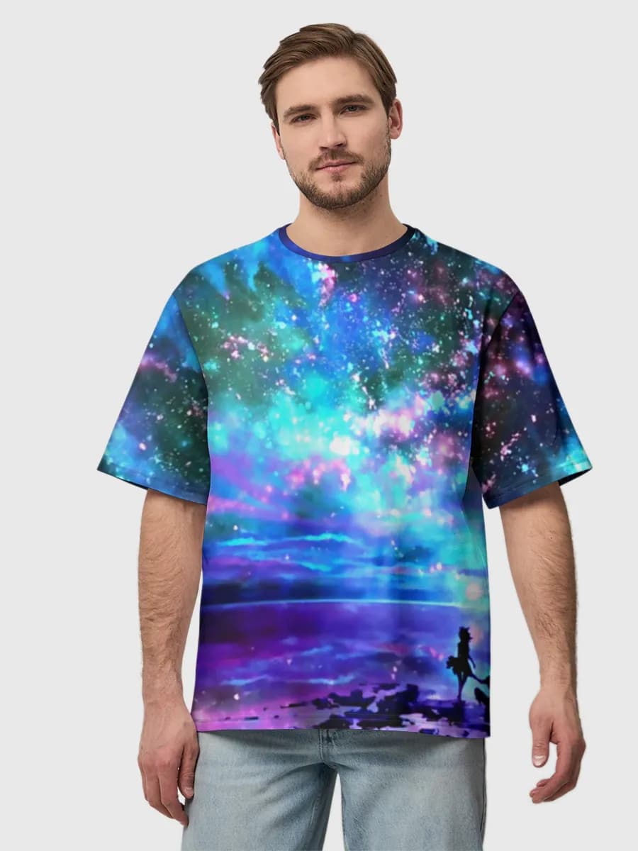 Men's oversized cotton T-shirt