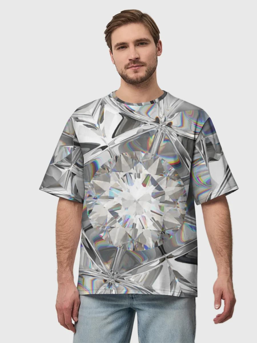 Men's oversized cotton T-shirt