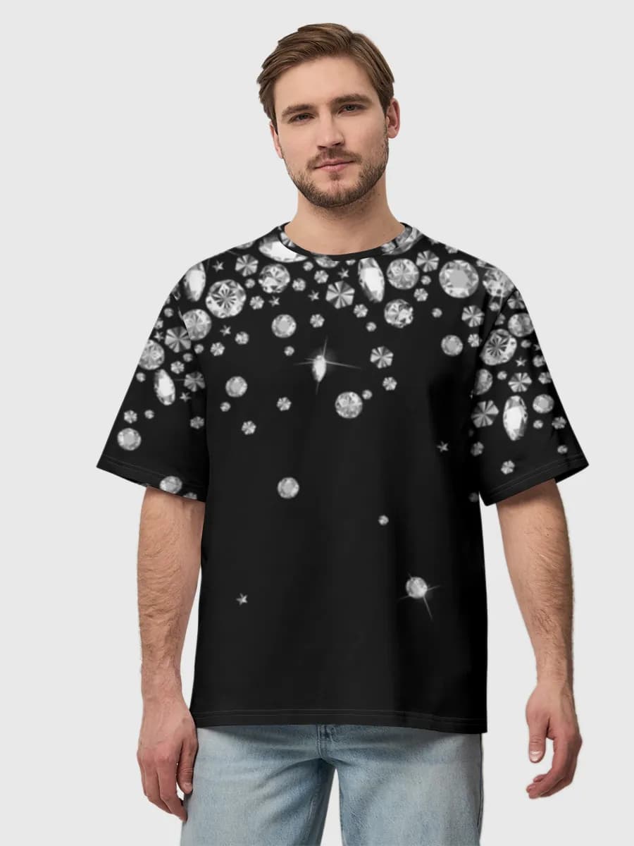 Men's oversized cotton T-shirt