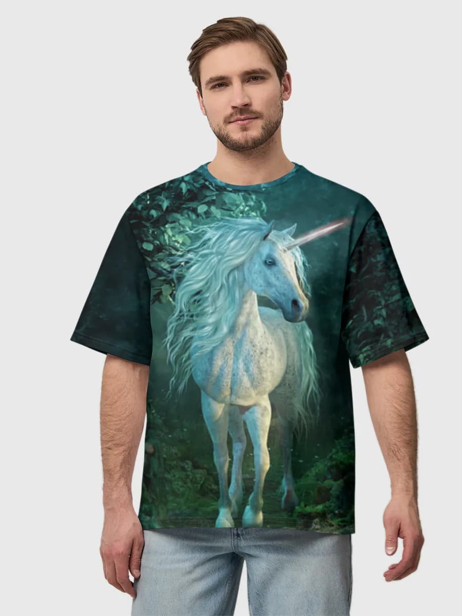 Unicorn In Enchanted Forest