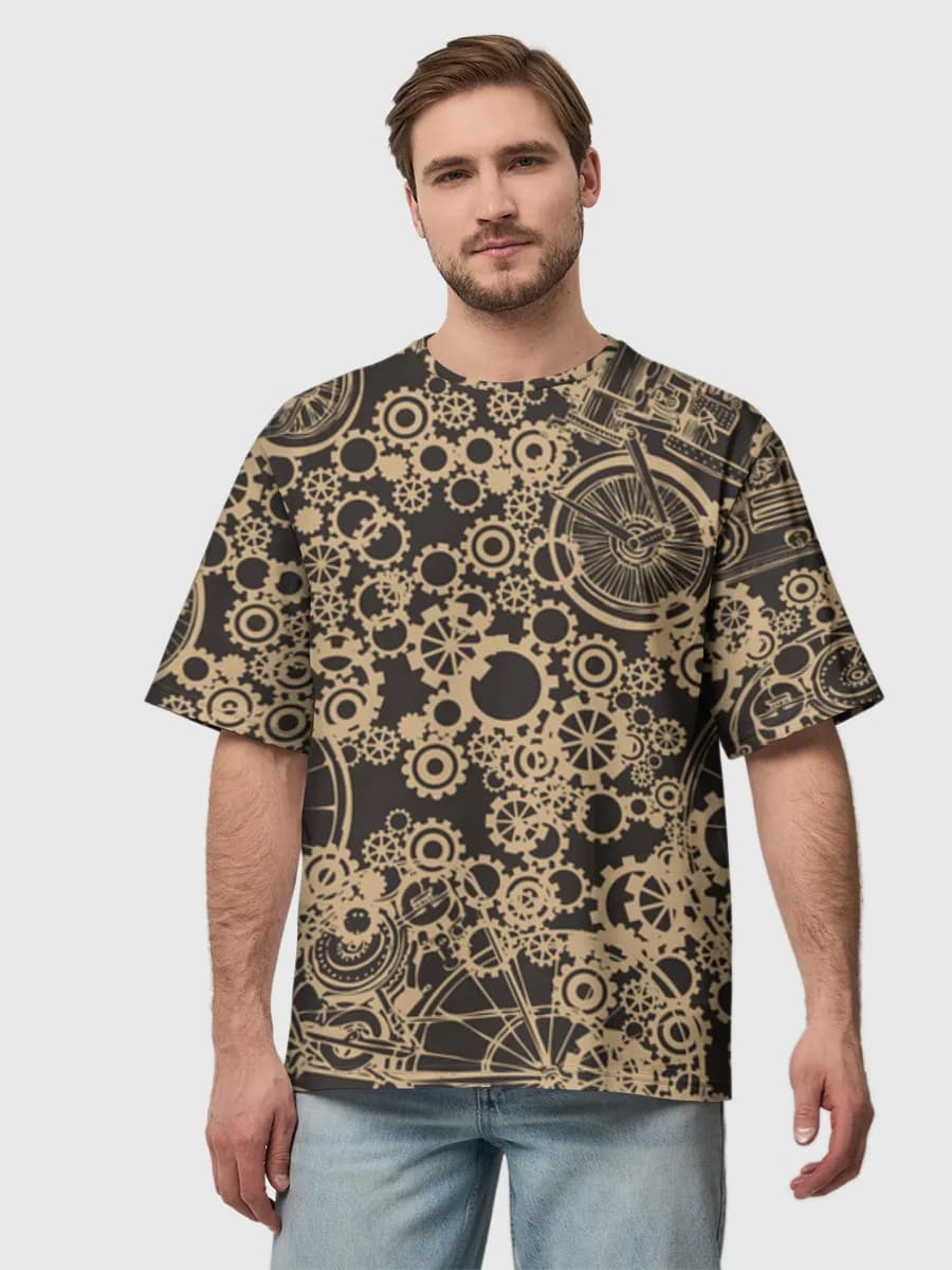 Men's oversized cotton T-shirt