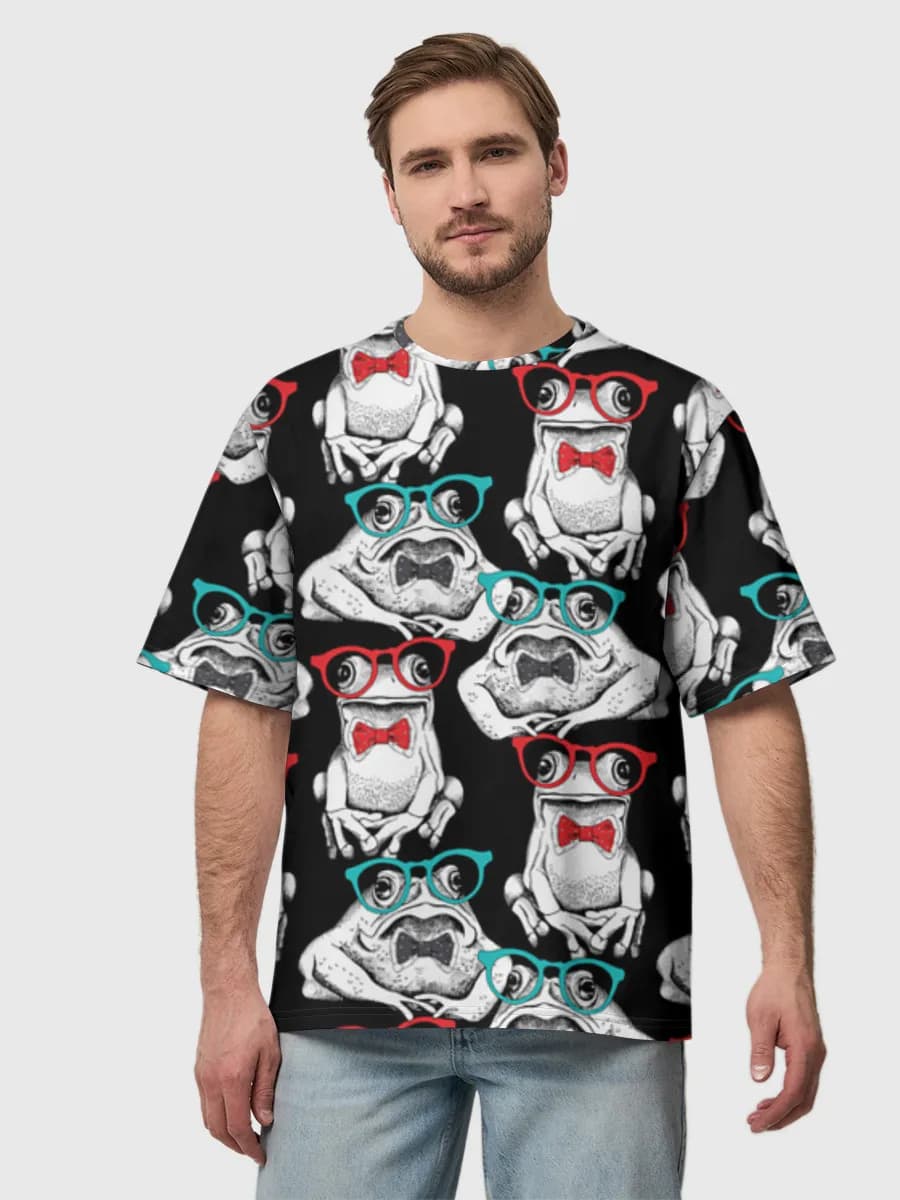 Men's oversized cotton T-shirt