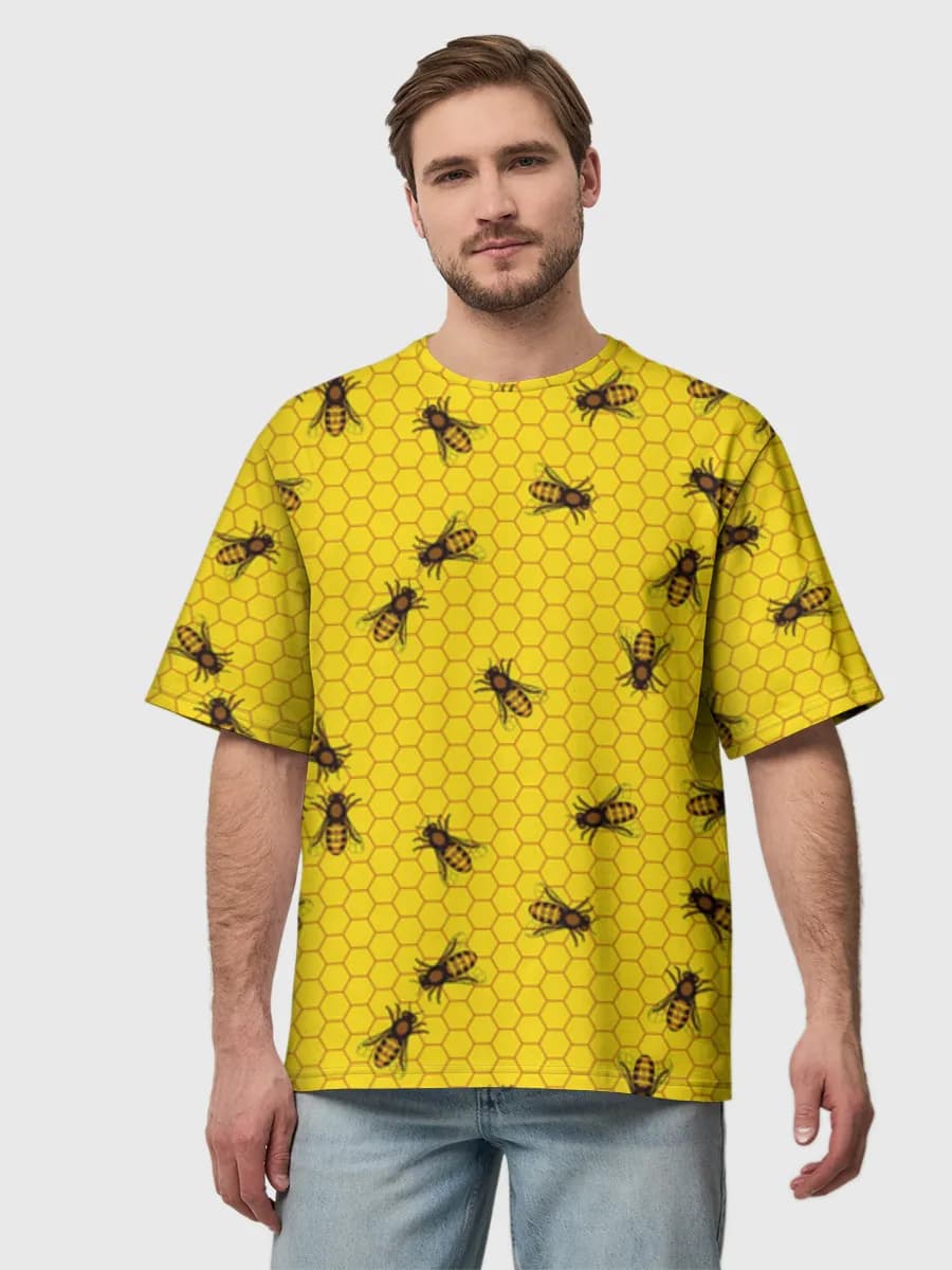 Men's oversized cotton T-shirt