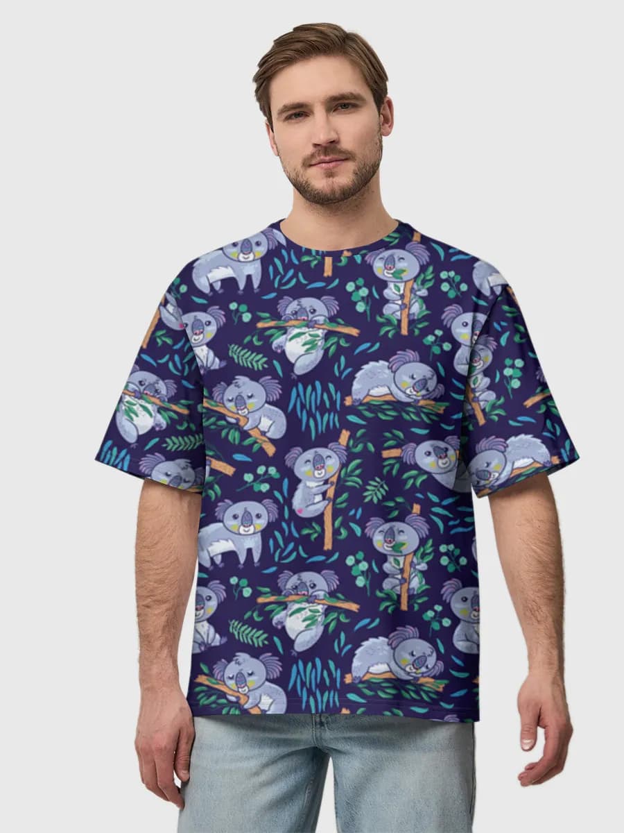 Men's oversized cotton T-shirt