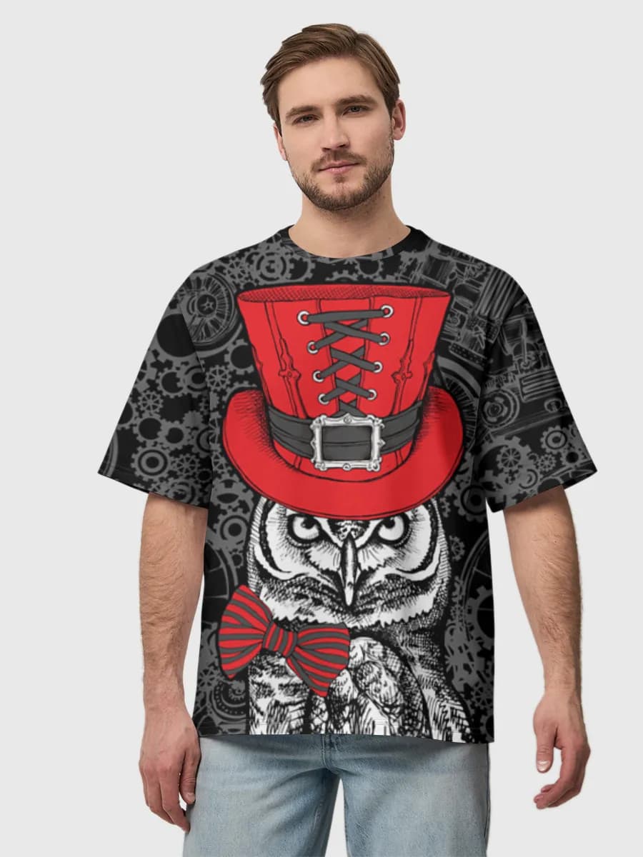 Men's oversized cotton T-shirt