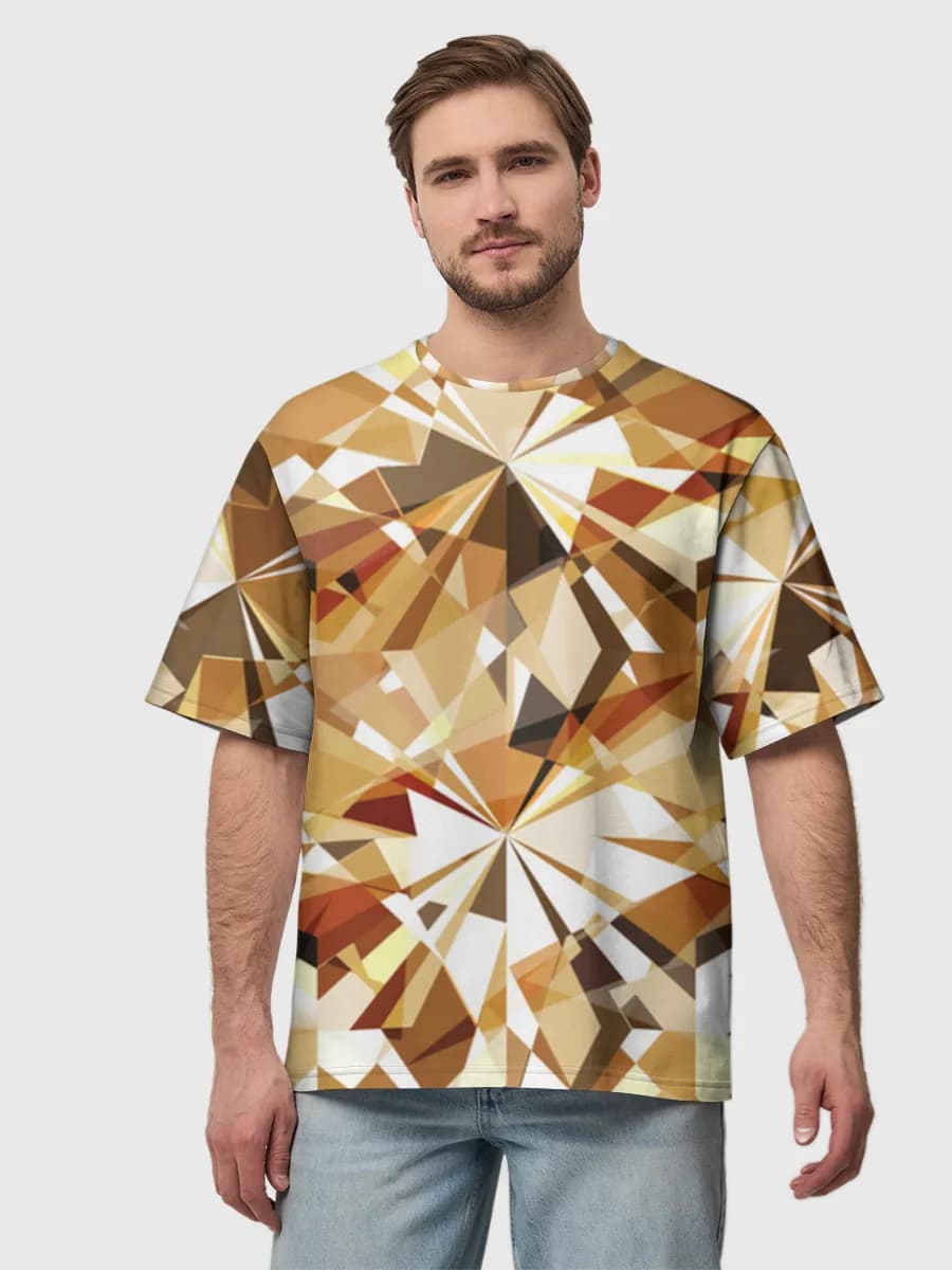 Golden Faceted Geometry