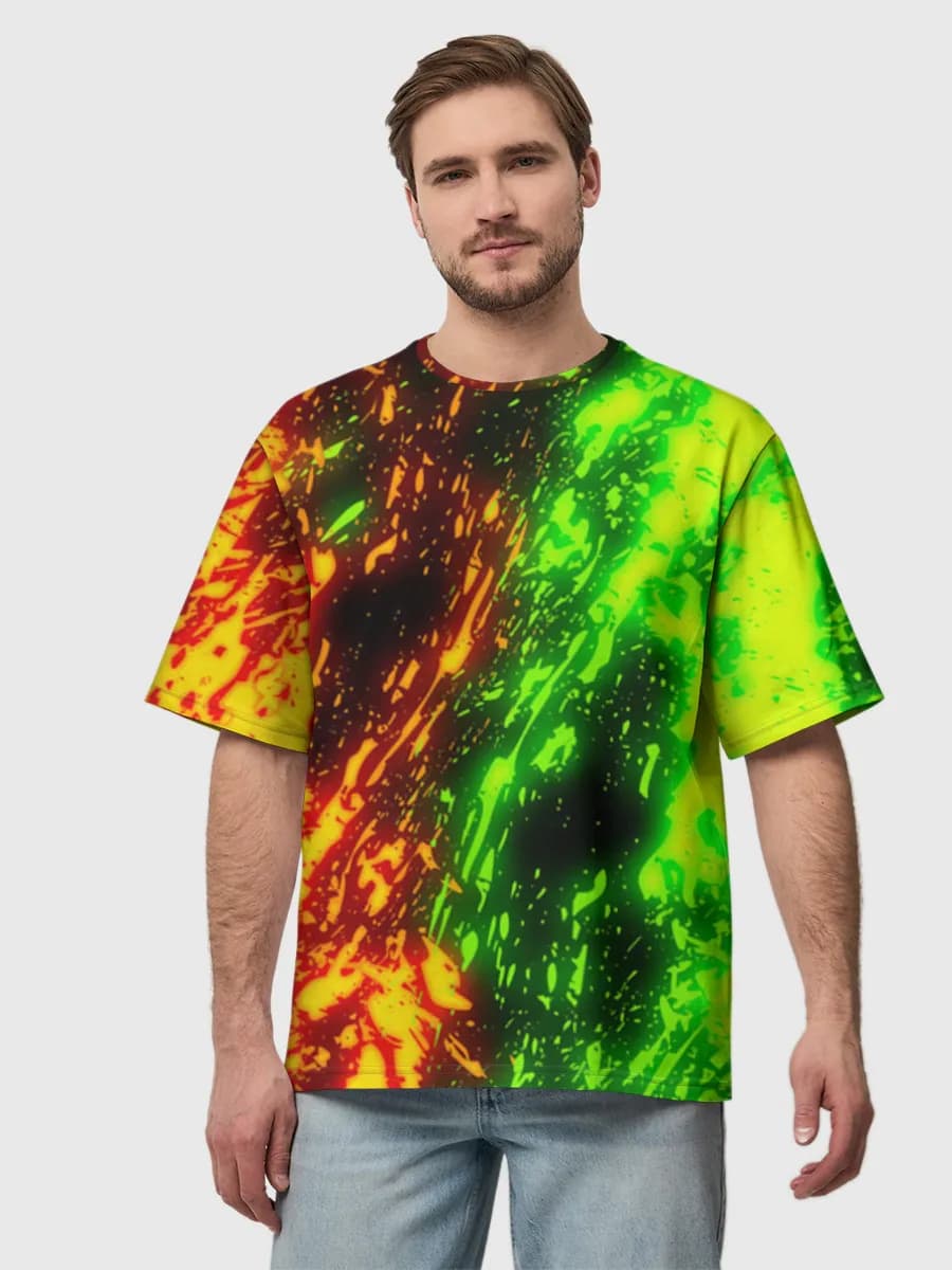 Men's oversized cotton T-shirt