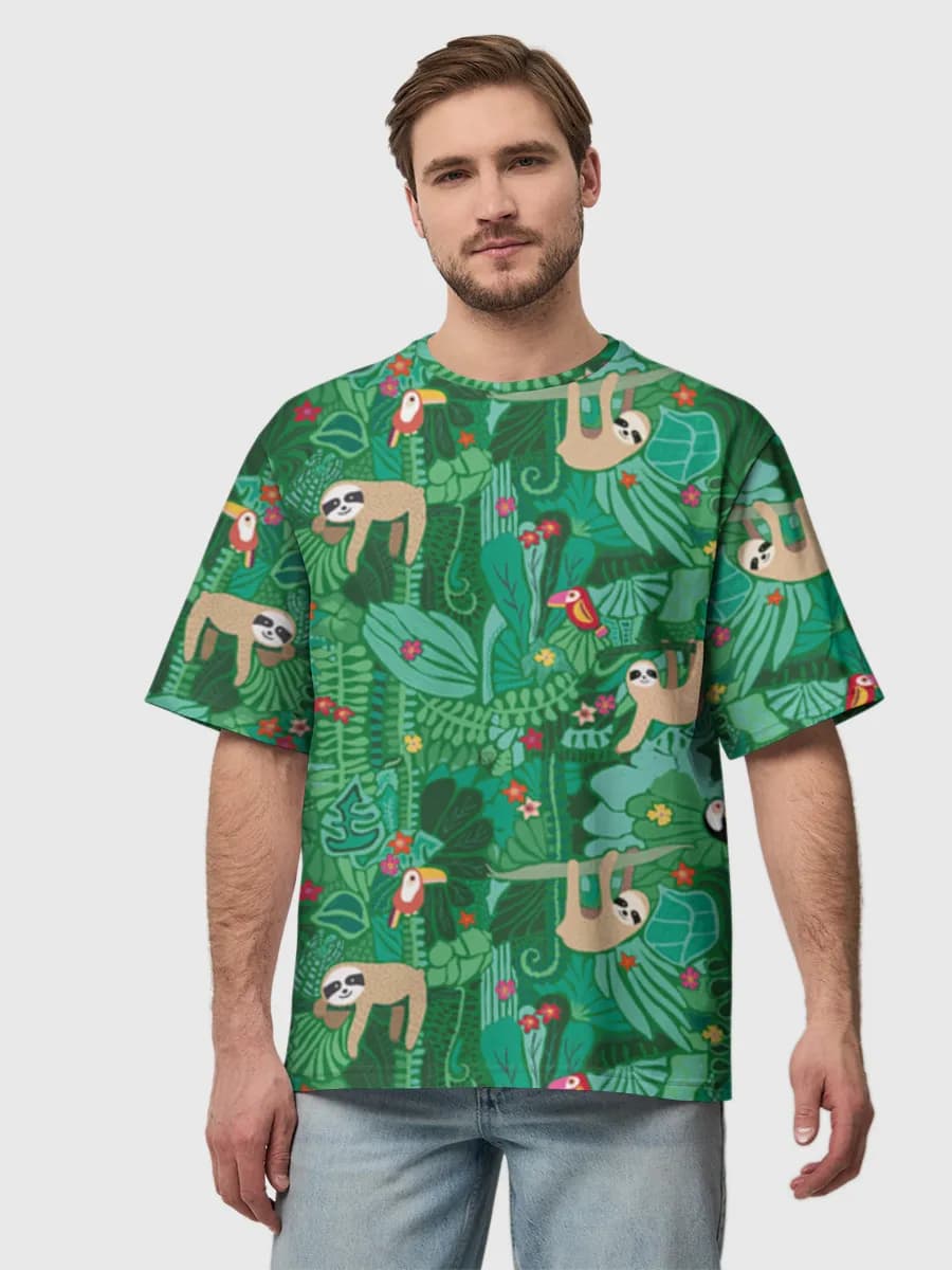 Sloths In Tropical Jungle