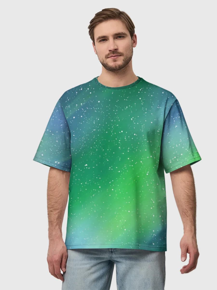 Men's oversized cotton T-shirt