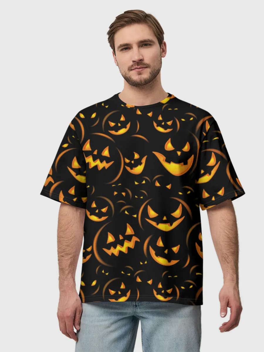 Men's oversized cotton T-shirt