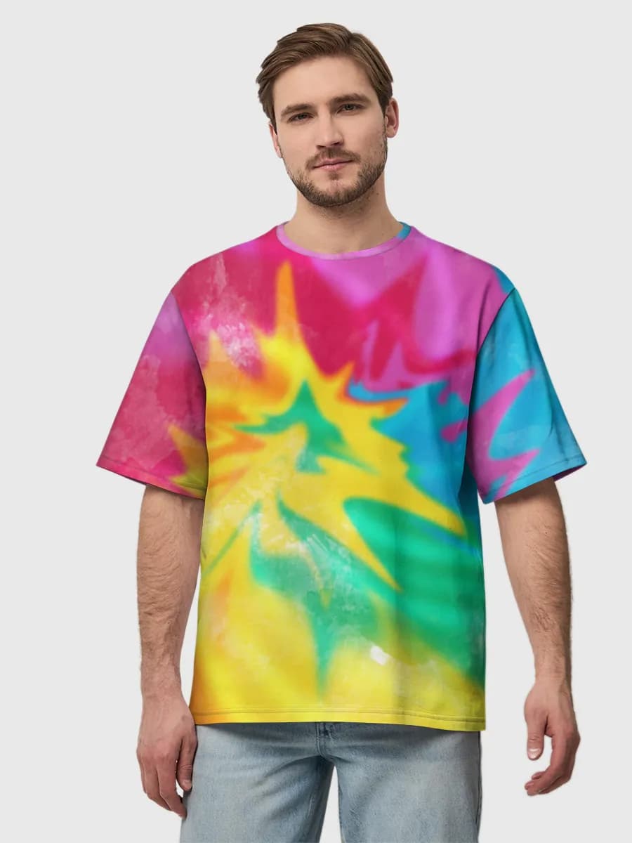 Rainbow Watercolor Burst