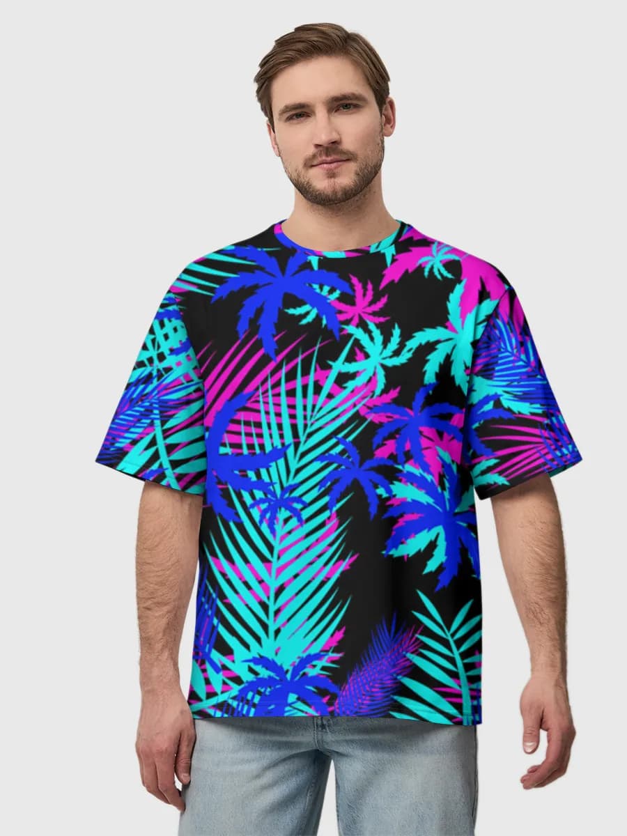 Men's oversized cotton T-shirt